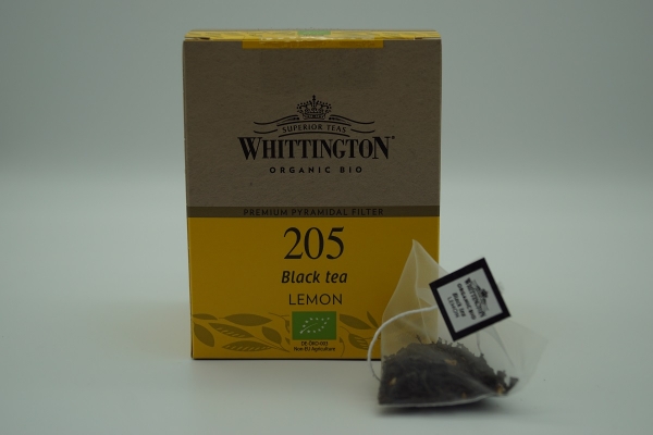 Whittington Organic Bio Black Tea Lemon